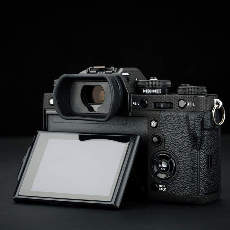 Kiorafoto Extended Eyecup Eyepiece Soft Silicon Camera Viewfinder Eyeshade Compatible with Fuji Fujifilm X-T5 X-H2S X-T4 X-T3 XT5 XT4 XT3 GFX 50S 100S II Replaces EF-XTL EC-XTM EC-XTS EC-GFX Eye Cup - Image 2